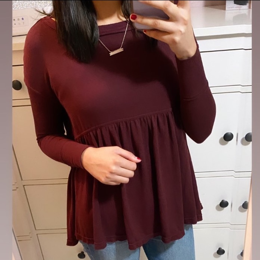 Free people long sleeve top